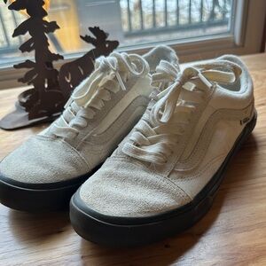 Vans Men's Cream Suede and Canvas